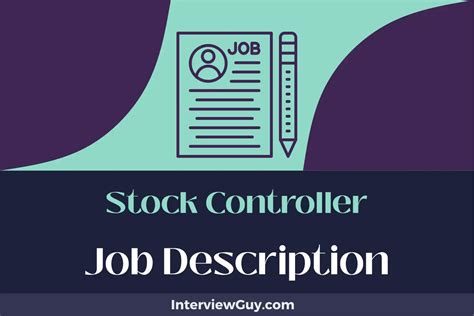 what does a stock controller do.